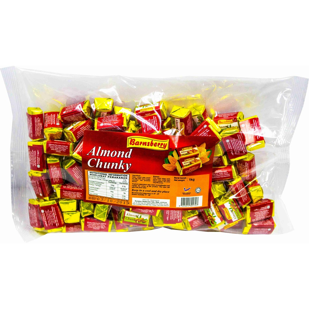 Barnsberry Almond Chunky 1KG