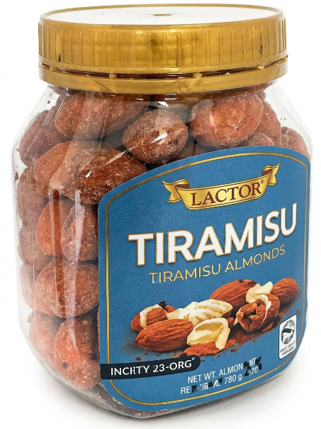 Lactor Tiramisu White Choco Coated Almond Nut