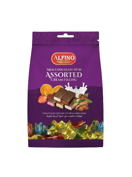 Alfino Double Twist Assorted  Gusset Bag 150G