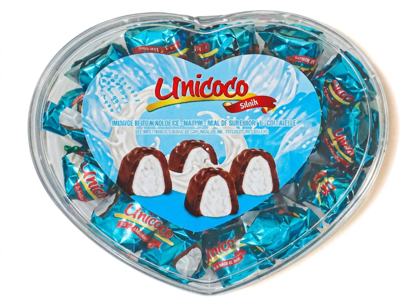 Unicoco Heart-Shape Single Twist  Tray (Milk) 210G