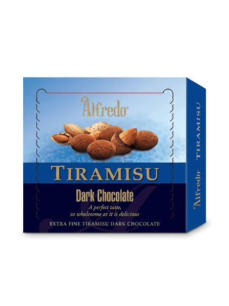 ALFREDO TIRAMISU ALMOND DARK 65G