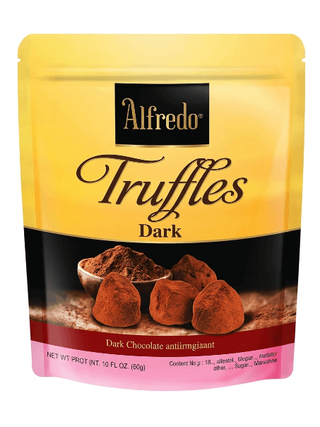 ALFREDO STAND POUCH TRUFFLE - DARK CHOCOLATE 50G