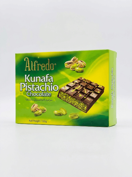 ALFREDO KUNAFA PISTACHIO CHOCOLATE 100G