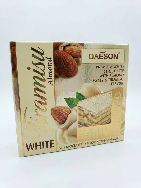 Danson Tiramisu Almond Coated  White Chocolate 65g Box