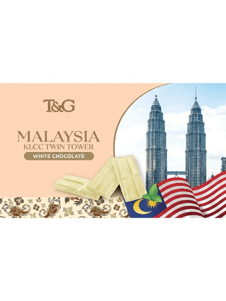 T&G MALAYSIA KLCC TWIN  TOWER WHITE CHOCOLATE