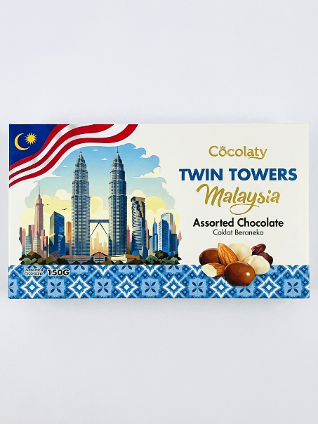 COCOLATY TWIN TOWERS  ASSORTED CHOCOLATE