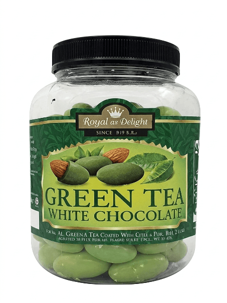RDD GREEN TEA WHITE  CHOCOLATE WITH ALMOND  NUT